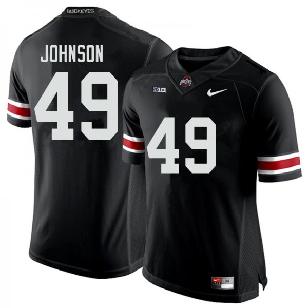 Ohio State Buckeyes #49 Xavier Johnson Men Stitched Jersey Black